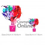 Sticker cu desen pentru tricouri sau sorturi in salon SBA004M 8x7